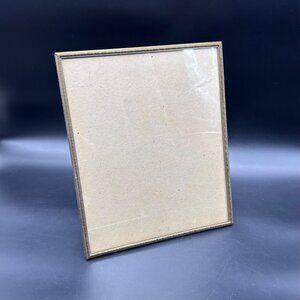 Vintage Gold Tone Ornate Picture Frame Easel Back Photo Holder 12” by 10”